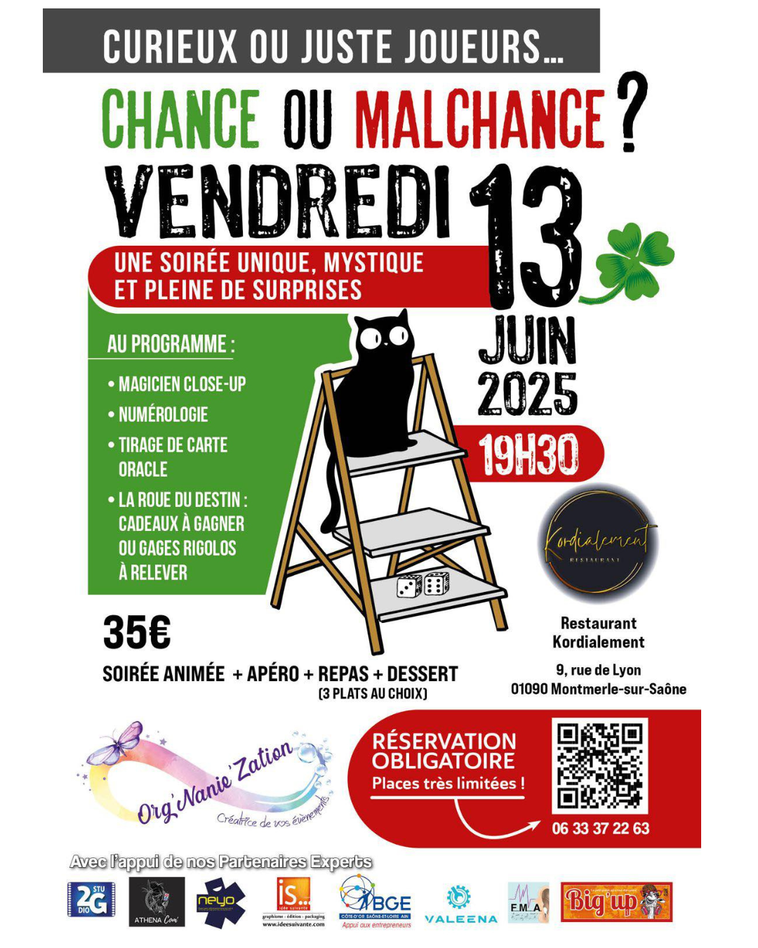 soirée chance ou malchance - Kordialement